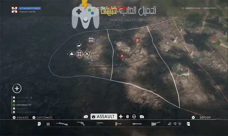 تحميل لعبة Battlefield 1 للكمبيوتر مضغوطة بحجم صغير مجانًا