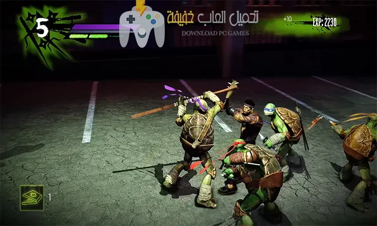 تحميل لعبة TMNT Out of The Shadows للكمبيوتر مضغوطة