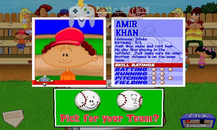 تحميل لعبة Backyard Baseball ’97 للكمبيوتر من ميديا فاير